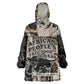 African People's Free Food Program Wearable Blanket Hoodie Black Panther Newspaper Collage Black Panther Party