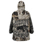 African People's Free Food Program Wearable Blanket Hoodie Black Panther Newspaper Collage Black Panther Party