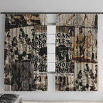 African People's Free Food Program Window Curtain Black Panther Newspaper Collage Black Panther Party