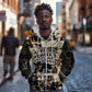 African People's Free Food Program Zip Hoodie Black Panther Newspaper Collage Black Panther Party
