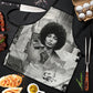 Angela Davis Black History Rights Activism Apron Vintage Newspaper Collage Retro Protest Art