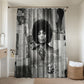 Angela Davis Black History Rights Activism Bathroom Set Vintage Newspaper Collage Retro Protest Art