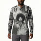 Angela Davis Black History Rights Activism Button Sweatshirt Vintage Newspaper Collage Retro Protest Art
