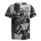 Angela Davis Black History Rights Activism Rugby Jersey Vintage Newspaper Collage Retro Protest Art