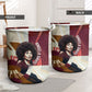 Angela Davis Black History Rights Activism Laundry Basket Abstract Geometric Pop Art Retro Civil Rights