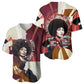 Angela Davis Black History Rights Activism Baseball Jersey Abstract Geometric Pop Art Retro Civil Rights