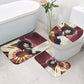 Angela Davis Black History Rights Activism Bathroom Set Abstract Geometric Pop Art Retro Civil Rights