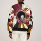 Angela Davis Black History Rights Activism Bomber Jacket Abstract Geometric Pop Art Retro Civil Rights