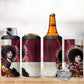 Angela Davis Black History Rights Activism 4 in 1 Can Cooler Tumbler Abstract Geometric Pop Art Retro Civil Rights