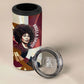 Angela Davis Black History Rights Activism 4 in 1 Can Cooler Tumbler Abstract Geometric Pop Art Retro Civil Rights