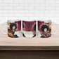 Angela Davis Black History Rights Activism Ceramic Mug Abstract Geometric Pop Art Retro Civil Rights