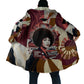 Angela Davis Black History Rights Activism Cloak Abstract Geometric Pop Art Retro Civil Rights