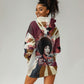 Angela Davis Black History Rights Activism Hoodie Dress Abstract Geometric Pop Art Retro Civil Rights