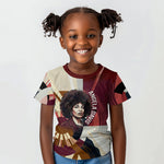 Angela Davis Black History Rights Activism Kid T shirt Abstract Geometric Pop Art Retro Civil Rights
