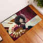 Angela Davis Black History Rights Activism Rubber Doormat Abstract Geometric Pop Art Retro Civil Rights