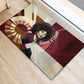 Angela Davis Black History Rights Activism Rubber Doormat Abstract Geometric Pop Art Retro Civil Rights