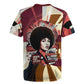 Angela Davis Black History Rights Activism Rugby Jersey Abstract Geometric Pop Art Retro Civil Rights