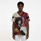 Angela Davis Black History Rights Activism Scrub Top Abstract Geometric Pop Art Retro Civil Rights