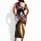 Angela Davis Black History Rights Activism Short Sleeve Bodycon Dress Abstract Geometric Pop Art Retro Civil Rights