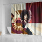 Angela Davis Black History Rights Activism Shower Curtain Abstract Geometric Pop Art Retro Civil Rights