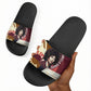 Angela Davis Black History Rights Activism Slide Sandals Abstract Geometric Pop Art Retro Civil Rights