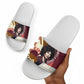 Angela Davis Black History Rights Activism Slide Sandals Abstract Geometric Pop Art Retro Civil Rights