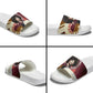 Angela Davis Black History Rights Activism Slide Sandals Abstract Geometric Pop Art Retro Civil Rights