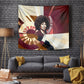 Angela Davis Black History Rights Activism Tapestry Abstract Geometric Pop Art Retro Civil Rights