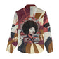 Angela Davis Black History Rights Activism Women Casual Shirt Abstract Geometric Pop Art Retro Civil Rights