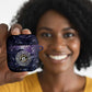 Pakhet Panther AirPods Case with Cosmic Feline Eye on Starry Night River