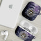 Pakhet Panther AirPods Case with Cosmic Feline Eye on Starry Night River