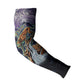 Pakhet Panther Arm Sleeves with Cosmic Feline Eye on Starry Night River