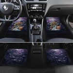 Pakhet Panther Car Mats with Cosmic Feline Eye on Starry Night River