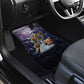 Pakhet Panther Car Mats with Cosmic Feline Eye on Starry Night River