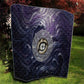 Pakhet Panther Quilt with Cosmic Feline Eye on Starry Night River