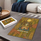 Renenutet  Golden Cobra Puzzle with Wheat Motif in Egyptian Agricultural Theme