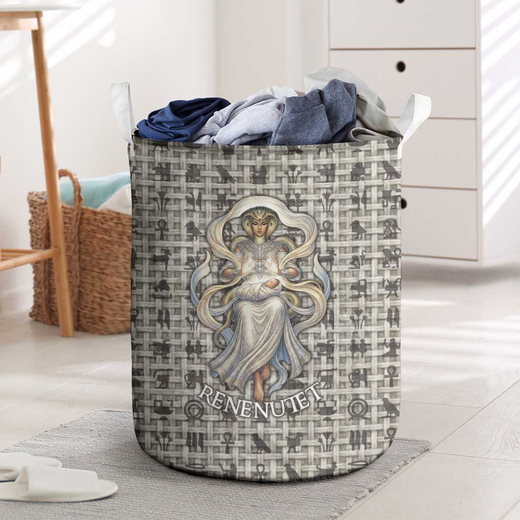 Renenutet Laundry Basket with Bread Ring and Eye of Horus in Egyptian Nourishment