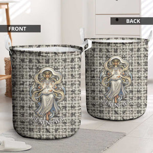 Renenutet Laundry Basket with Bread Ring and Eye of Horus in Egyptian Nourishment