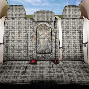 Renenutet Back Car Seat Cover with Bread Ring and Eye of Horus in Egyptian Nourishment