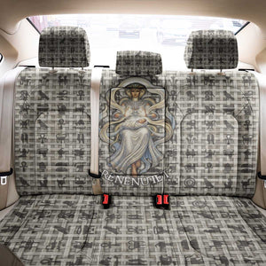 Renenutet Back Car Seat Cover with Bread Ring and Eye of Horus in Egyptian Nourishment