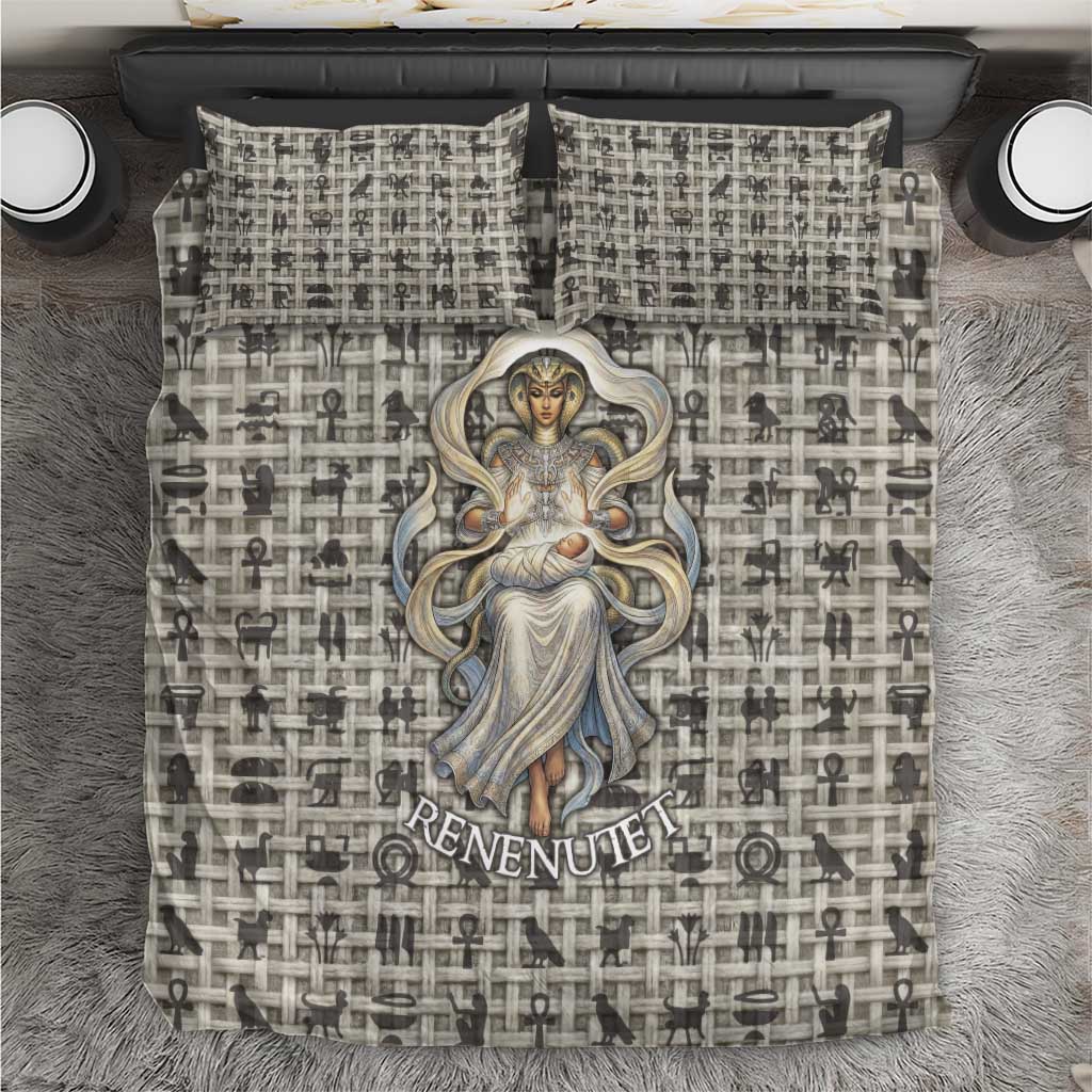 Renenutet Bedding Set with Bread Ring and Eye of Horus in Egyptian Nourishment