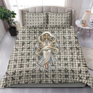 Renenutet Bedding Set with Bread Ring and Eye of Horus in Egyptian Nourishment