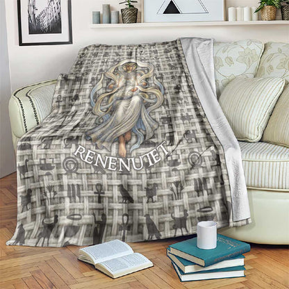 Renenutet Blanket with Bread Ring and Eye of Horus in Egyptian Nourishment