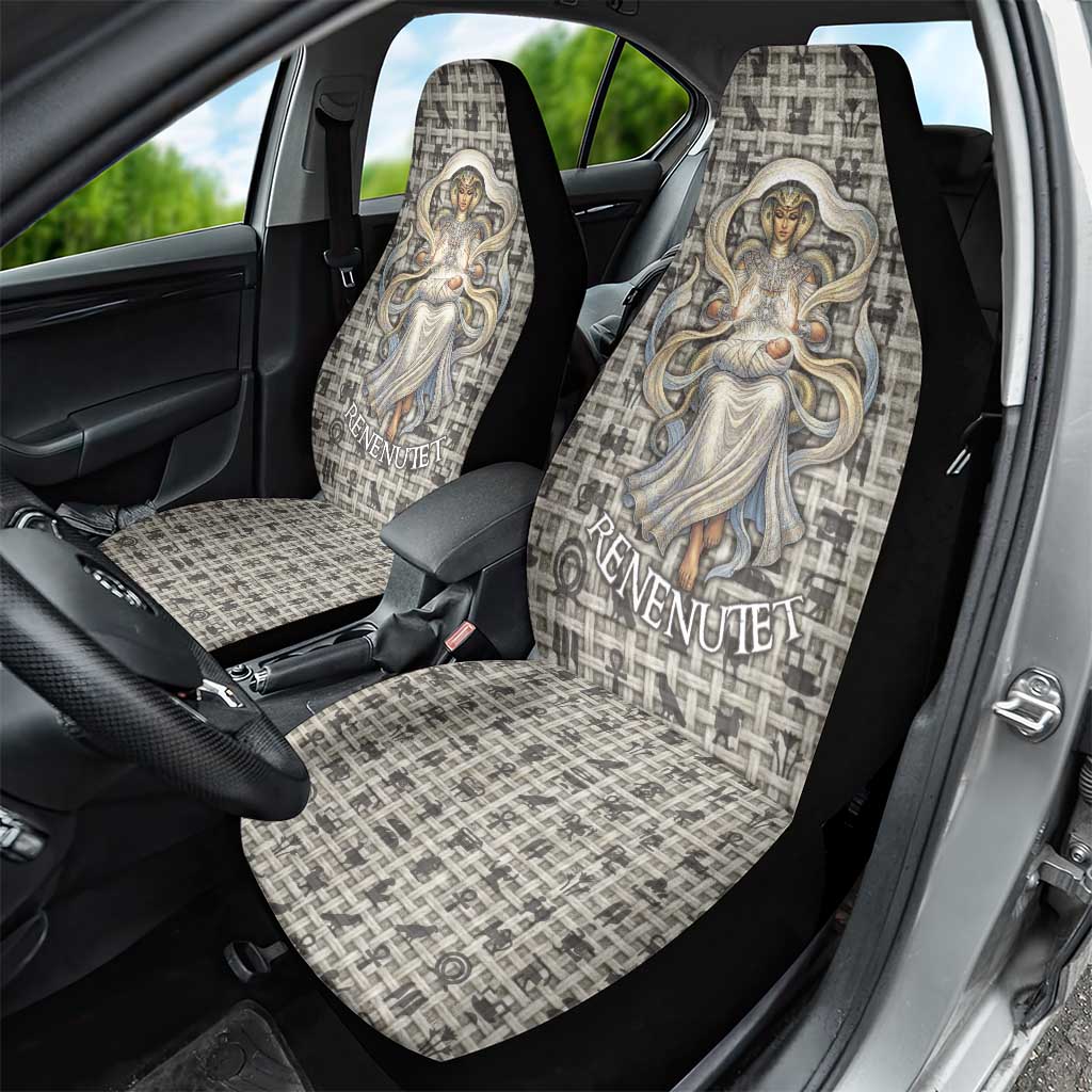 Renenutet Car Seat Cover with Bread Ring and Eye of Horus in Egyptian Nourishment