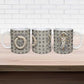 Renenutet Ceramic Mug with Bread Ring and Eye of Horus in Egyptian Nourishment