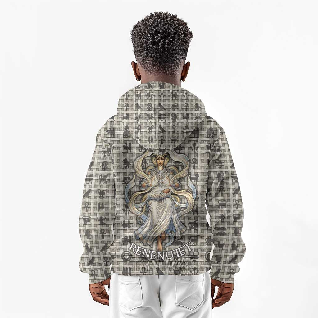 Renenutet Kid Hoodie with Bread Ring and Eye of Horus in Egyptian Nourishment