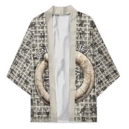 Renenutet Kimono with Bread Ring and Eye of Horus in Egyptian Nourishment