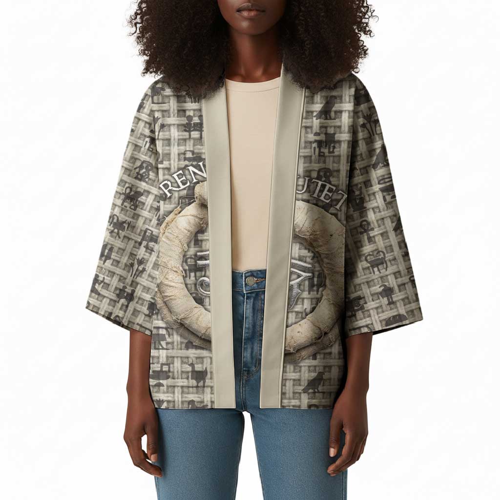 Renenutet Kimono with Bread Ring and Eye of Horus in Egyptian Nourishment