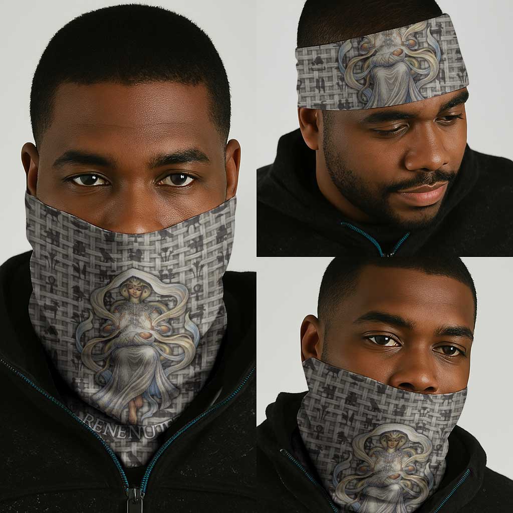 Renenutet Neck Gaiter with Bread Ring and Eye of Horus in Egyptian Nourishment