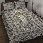 Renenutet Quilt Bed Set with Bread Ring and Eye of Horus in Egyptian Nourishment